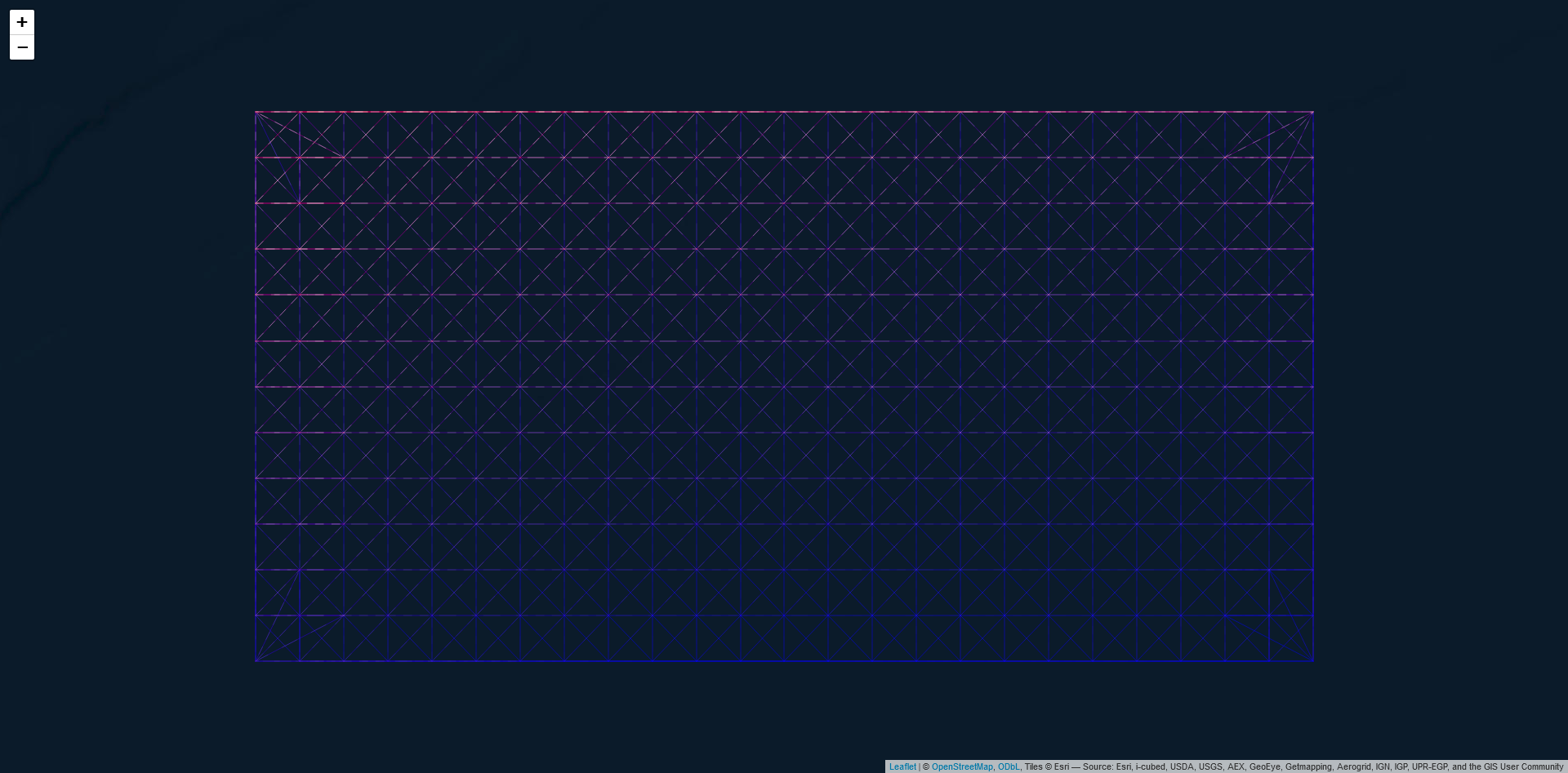 Figure 3: Antpath leaflet map