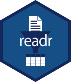 readr package hex logo